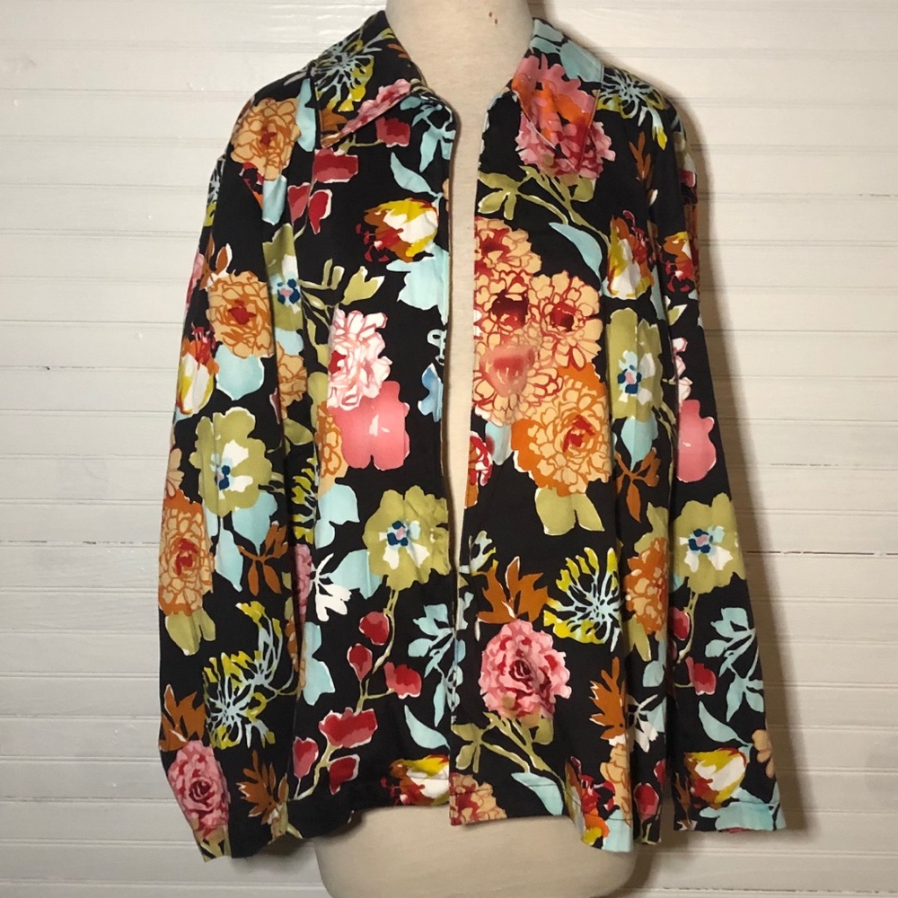 Coldwater Creek Floral Jacket